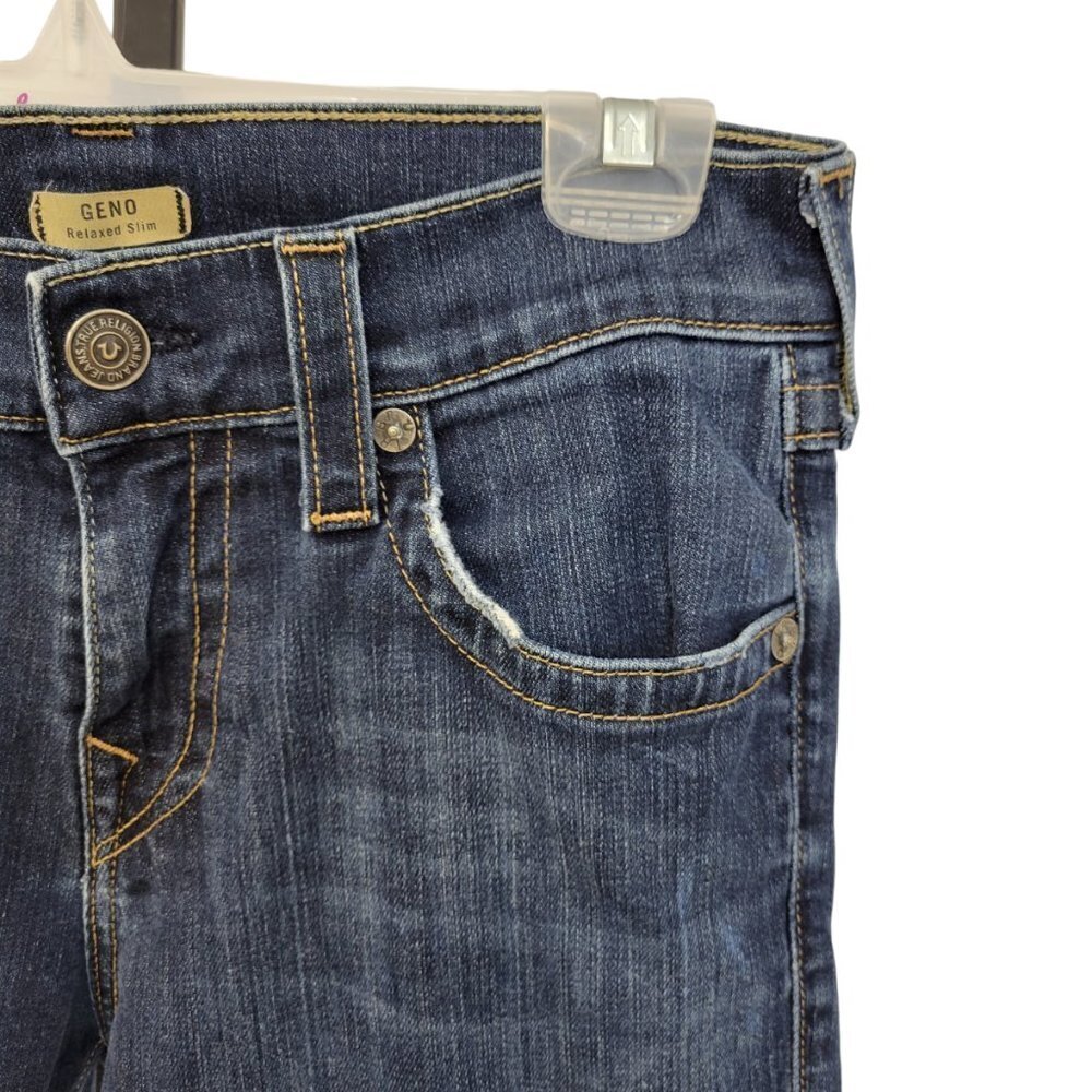 True Religion Women's Geno Relaxed Slim Jeans Size 29 - Picture 3 of 10